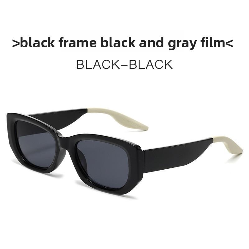 

Модные квадратные солнцезащитные очки для женщин с тонированными линзами и УФ-защитой для повседневного ношения и вечеринок BlackGray