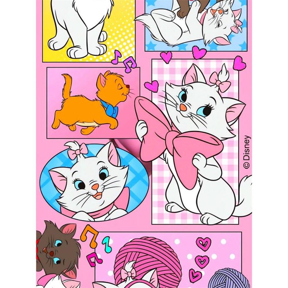 

Disney Diamond Painting 5D DIY Kitty Adventure Illustration Art Mosaic Embroidery Decoration Cross Stitch Gift Round 20x30cm