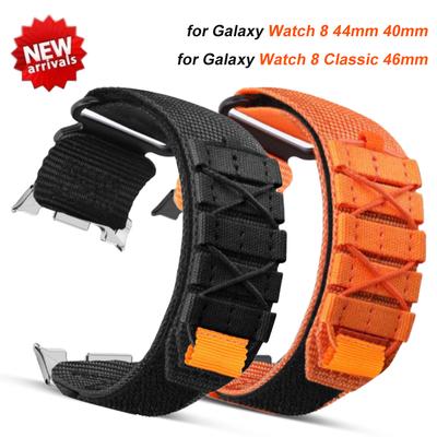 Nylon Watchband for Samsung Galaxy Watch 8 44mm 40mm Ultra 2025 Travel Loop Bracelet for Samsung Galaxy Watch 8 Classic 46mm
