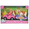 Simba EVI Doll with Jeep for Transporting Horses