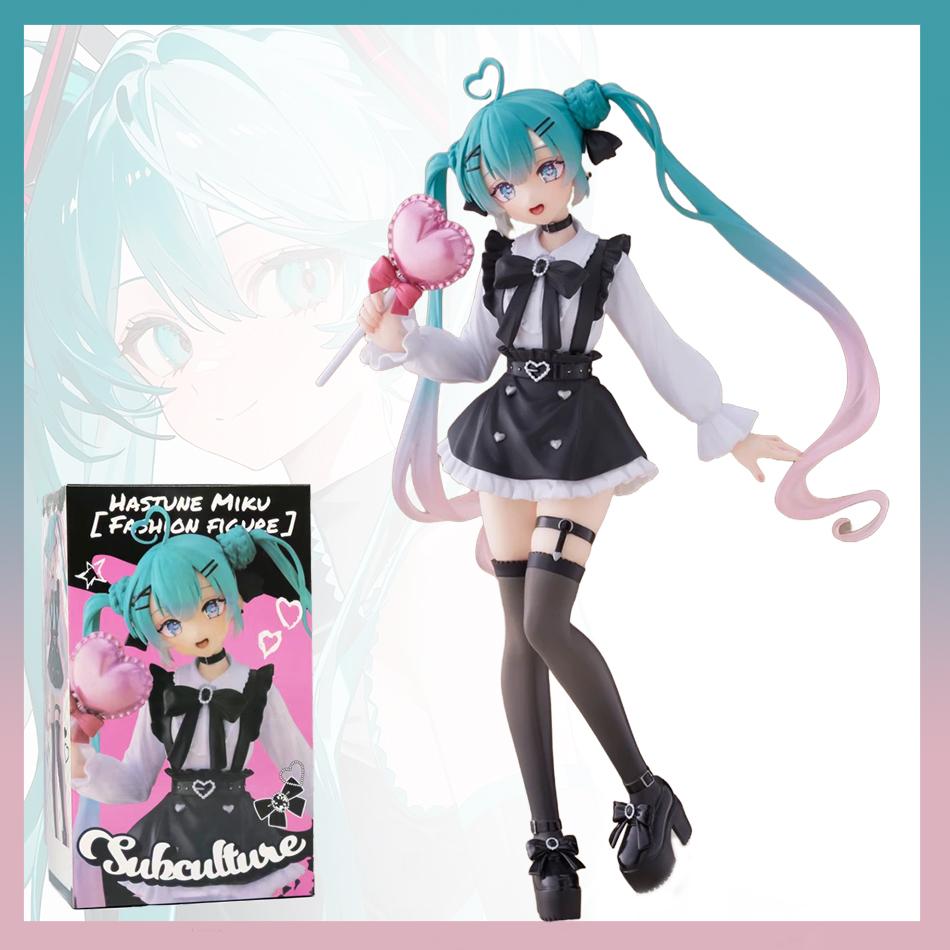 19Cm Sexy Girl Hatsune Miku Anime Figure Fashion Subclture Miku Action Figure Room Decorations Pvc Collection Model Doll Toys