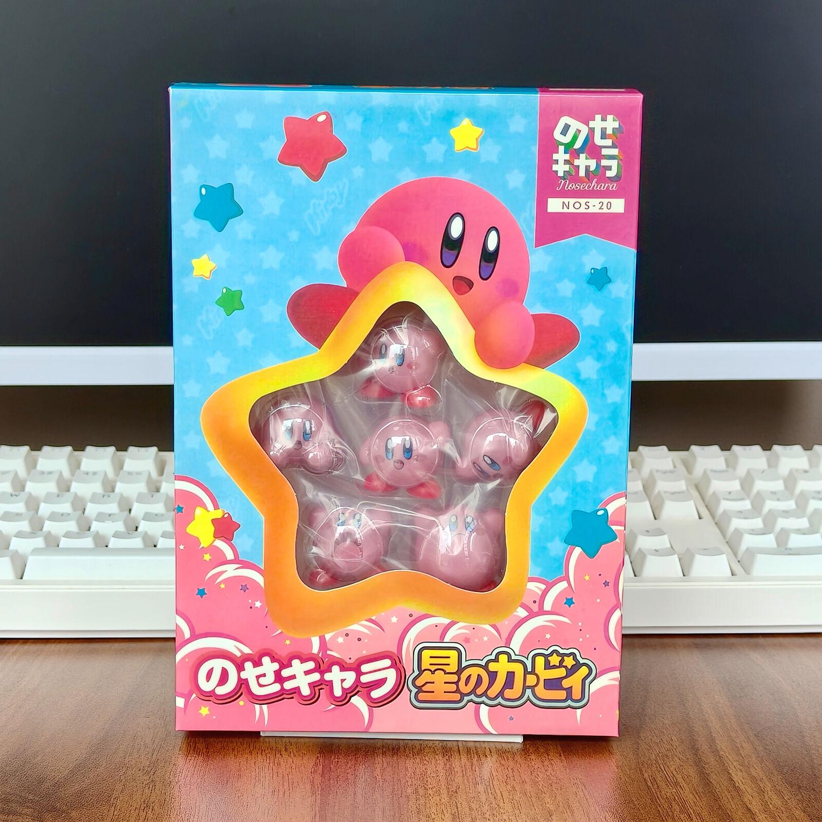 11Pcs/Set Clever Toy Action Figure Cute Kawaii Star Kirby Adventure Game Stackable PVC Anime Figure Model Kids Birthday Gift