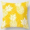 Yellow Dandelion Leaf Pillowcase Office Living Room Home Pillowcase Car Ornaments