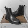Mode Neuer Trend Chelsea Boots Mode Herren Business Casual Schuhe Britischer Stil High Top Schuhe Klassische Stiefeletten Vielseitige Herrenstiefel
