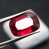 9.90 Ct Cushion Cut Natural Bloody Red Ruby Loose Gemstone CERTIFIED A-2973