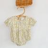 New Summer Baby Clothing, 0-3 Year Old Baby Girl Floral Jumpsuit with Suspender Skirt Set