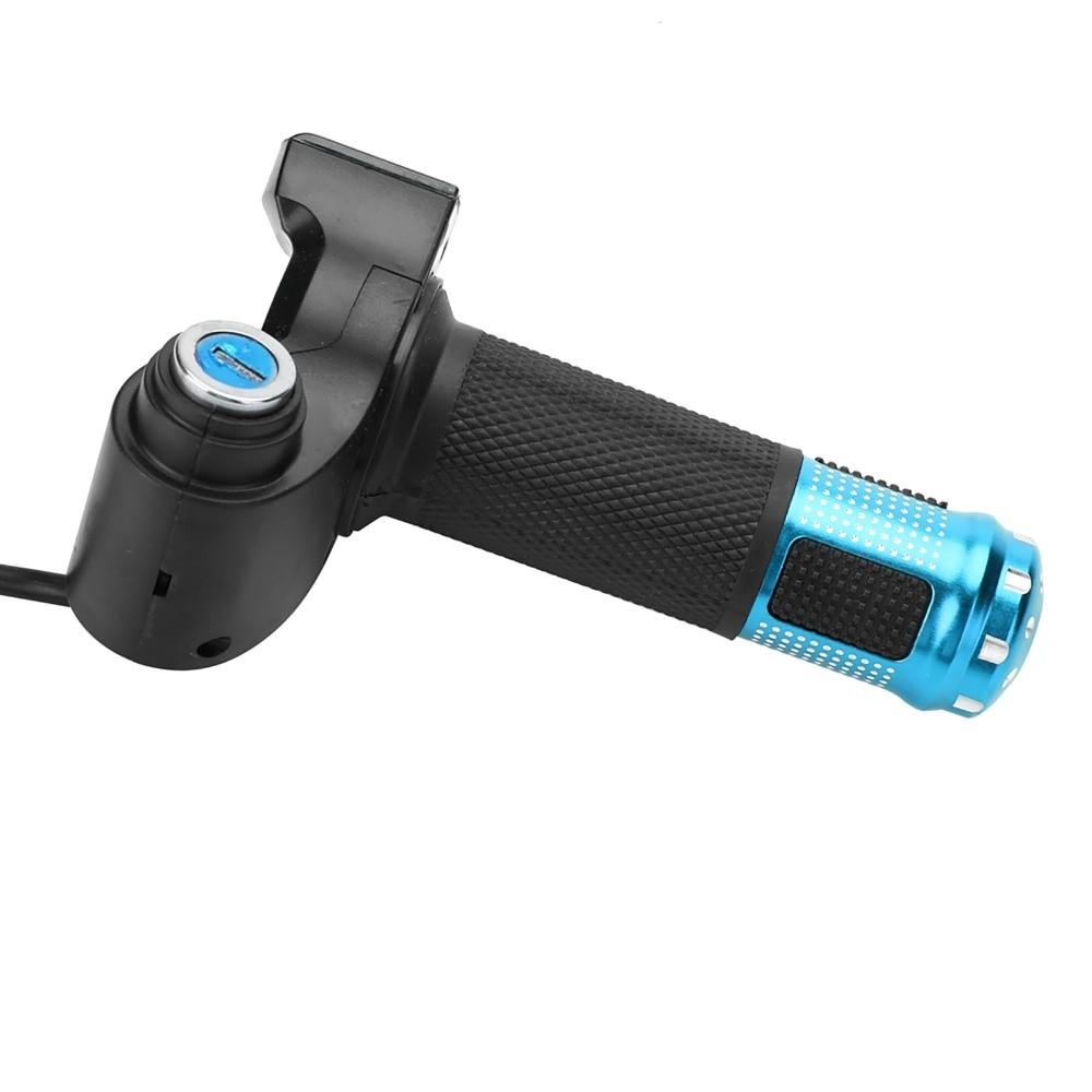 12-84V Plyn s digitálním displejem a zámkem pro elektrickou koloběžku, elektrické kolo, motorku