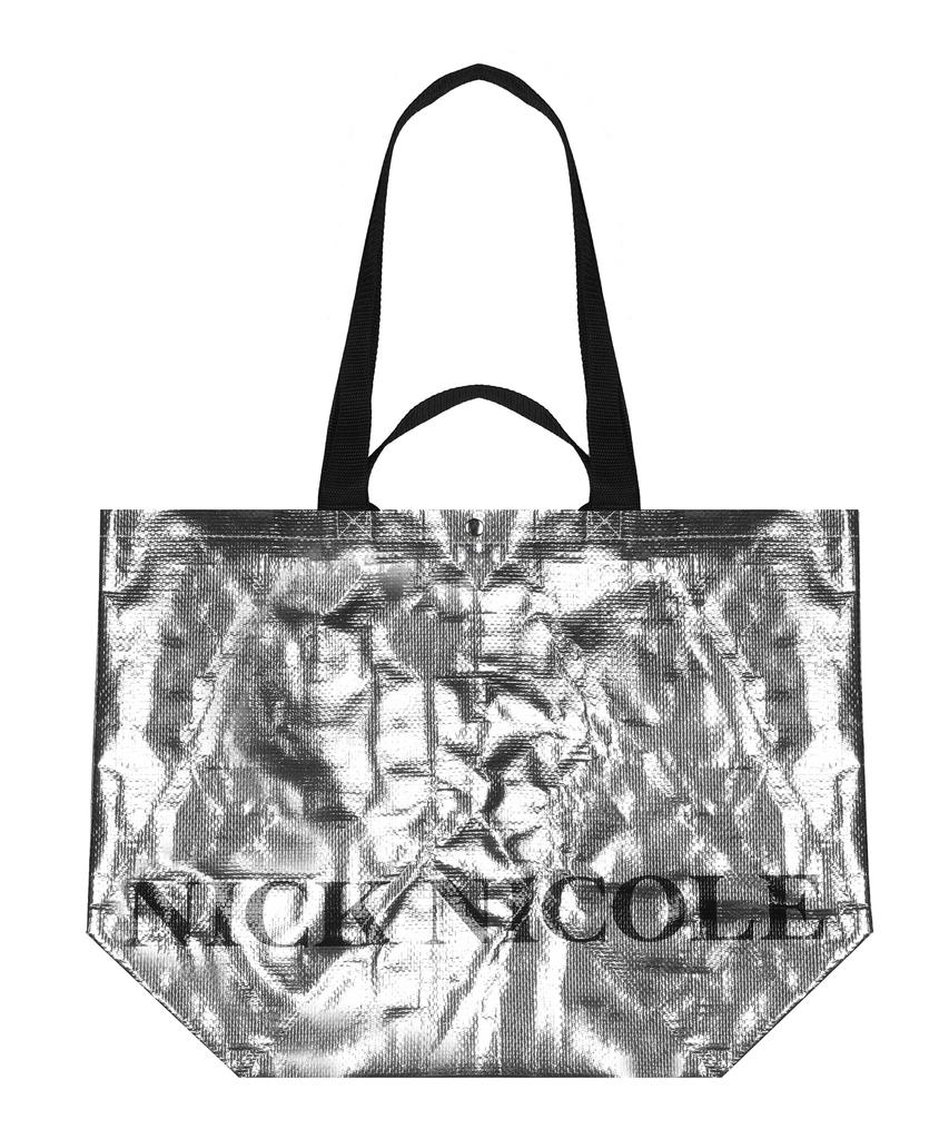 Nick&Nicole Nicole Reusable Tarpaulin Bag_Silver