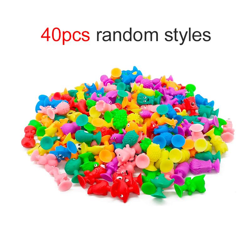 10~60pcs Mini Suction Cup Doll Silicone Household Ornaments DIY Office Desktop Decorations Micro Model Decorative Products TMZ