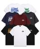 JOHNNY CARSON Classic Graffiti Logo Short Sleeve T-Shirt (Jcss102) White/Green (Type B)