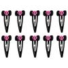 1/5/10pcs Cartoon Hair Clips For Women Gothic Style Pink Skull Bow BB Clip 2025 Halloween Party Decoration Clip Hair Accessories