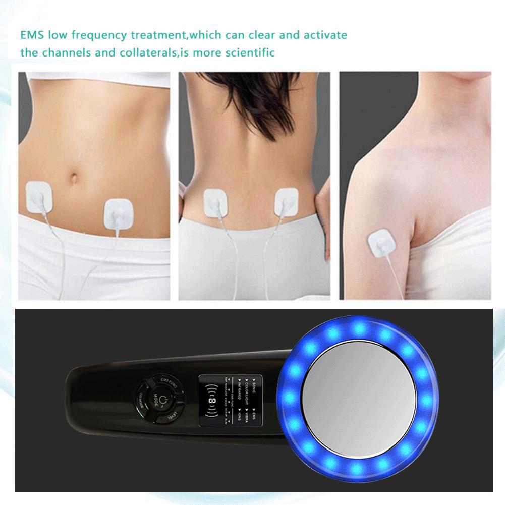 6 In 1 Ultrasonic Body Skin Massager EMS Anti Cellulite Infrared Fat — free download