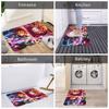 Tanjiro Kamado Demon Slayer Front Door Mat Anti-Slip Indoor Waterproof  Doormat Living Room  Entrance Rug Carpet