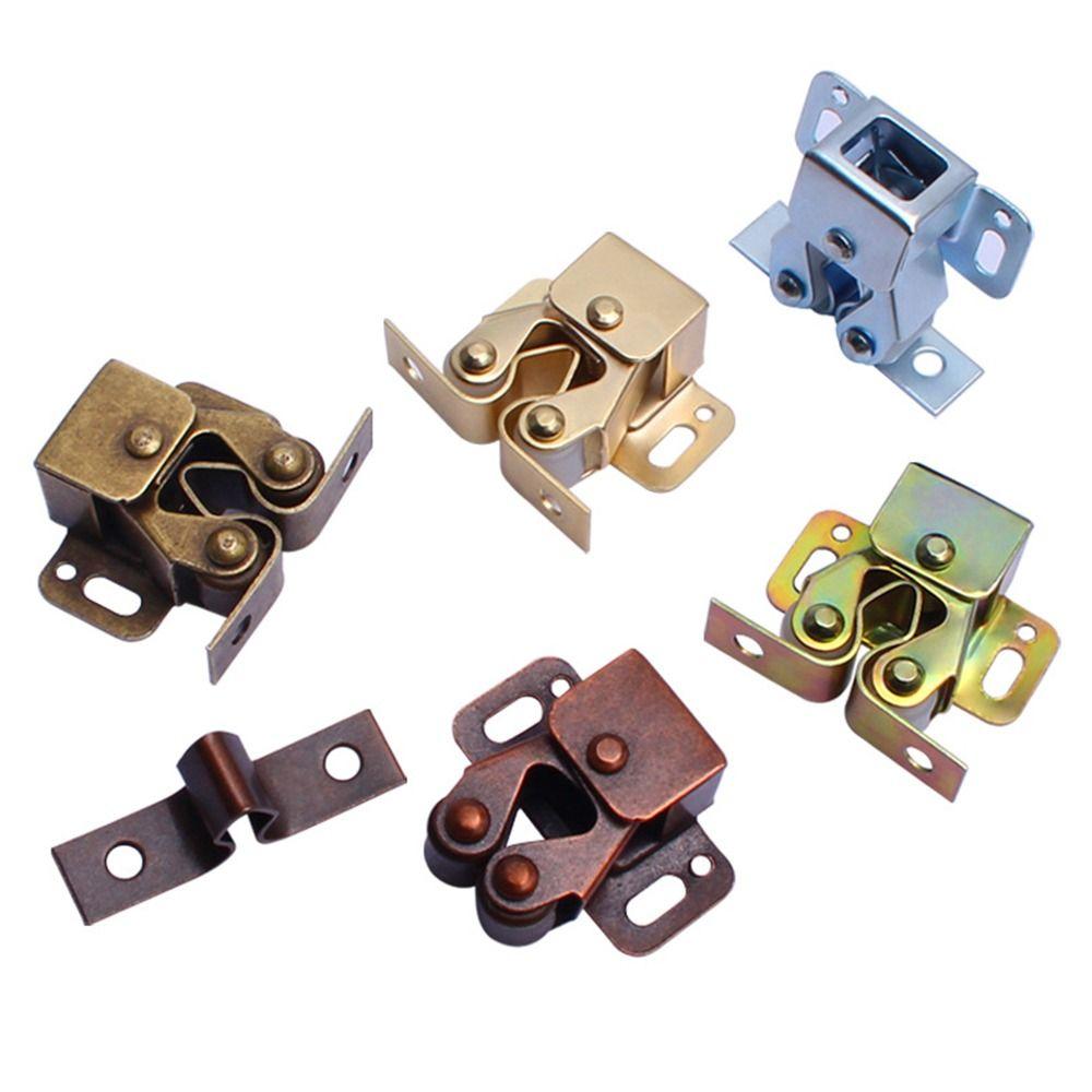 Antique Copper Color Magnet Cabinet Catches Magnetic Catch Free Screws Door Stop Roller Mechanism Buffer System
