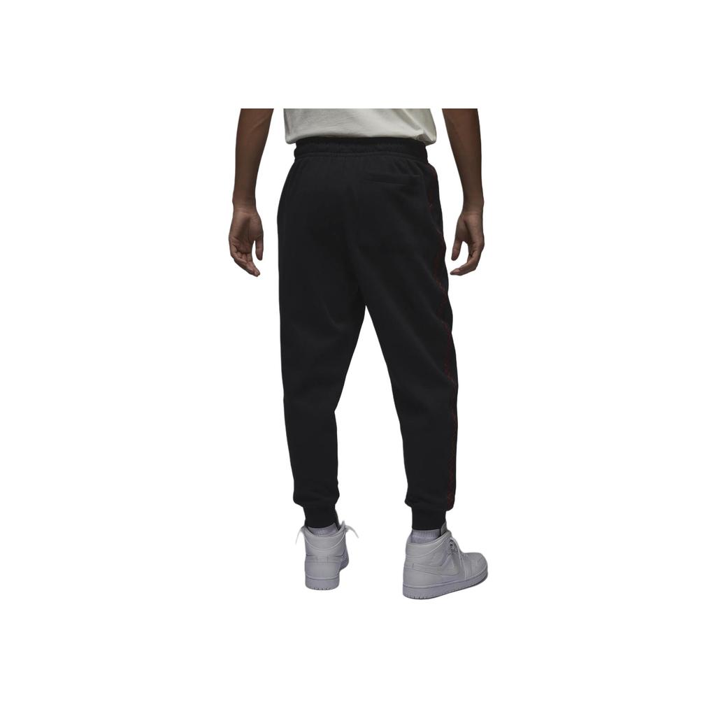 Jordan MVP Solid Color Casual Jogger Knit Pants Men Bottoms Black FN6357-010