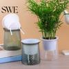 Flower Pot with Water Reservoir Self Watering Plant Flowerpot Drainage Holes And Transparent Container for Plants Indoor Planter Home Office