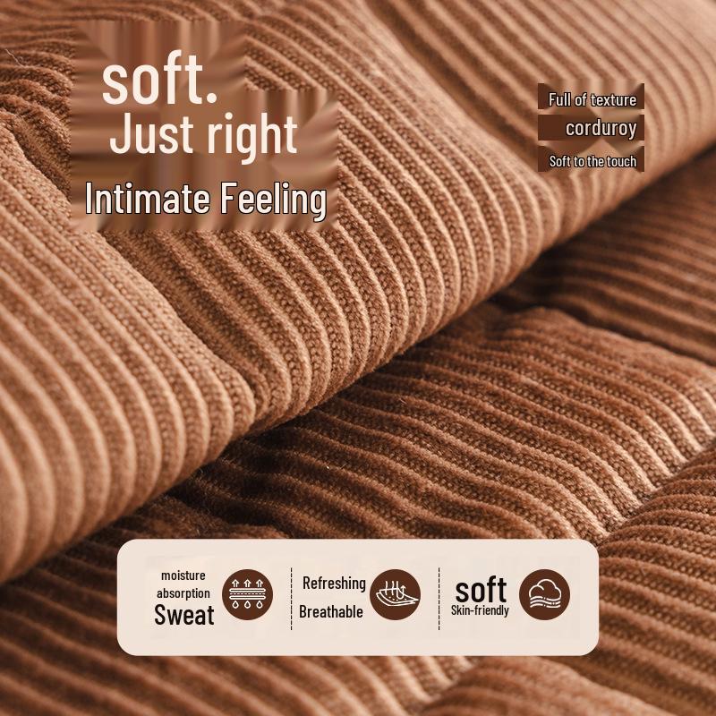 Corduroy Plush Non-slip Sofa Cover Cushion