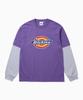 Big Tree Logo Layered Long Sleeve Purple