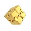 EN71 CPC Mini Metal Anti-Stress Relief Magic Puzzle Cube 2x2x2 Infinite Flip Sensory Toys Creative Christmas Gifts for Children