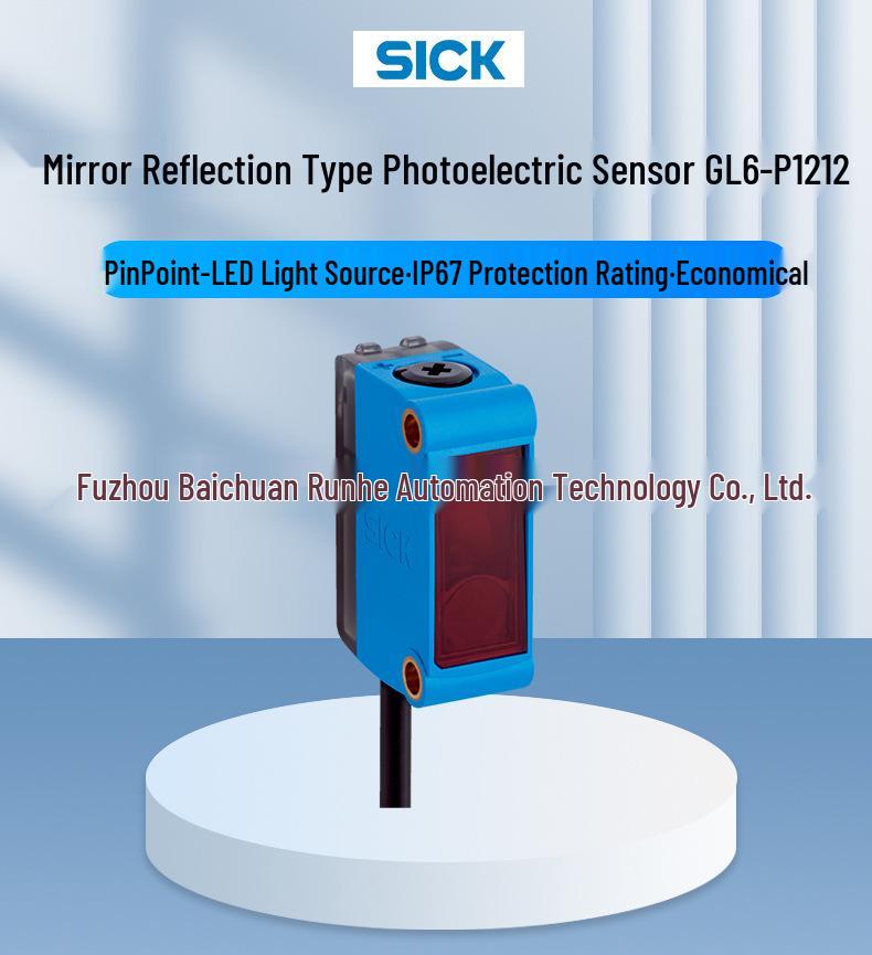 Brand New GL6-P1212 Sick Mirror Reflective Sensor Photoelectric Switch 1060815 Available
