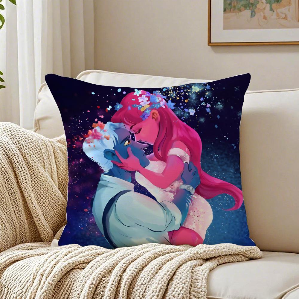 Mythic Romantic Manga LLore OOlympuse Cushion Cover Pillowcase Antidustmite living Room Sofa Decor Cushion Room