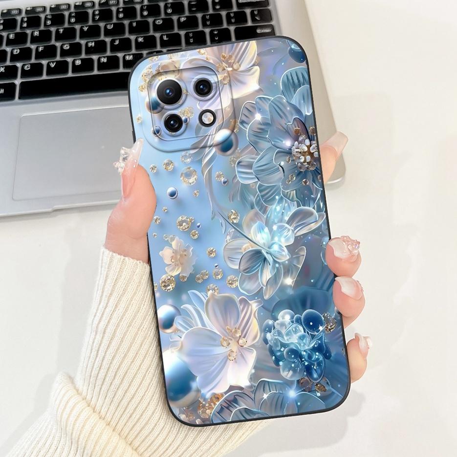 For Xiaomi Mi 11 Lite 5G Case Cute Cartoon Cover Shockproof Soft TPU Phone Case For Xiaomi Mi 11 Lite NE 5G 11Lite Mi11Lite Bags