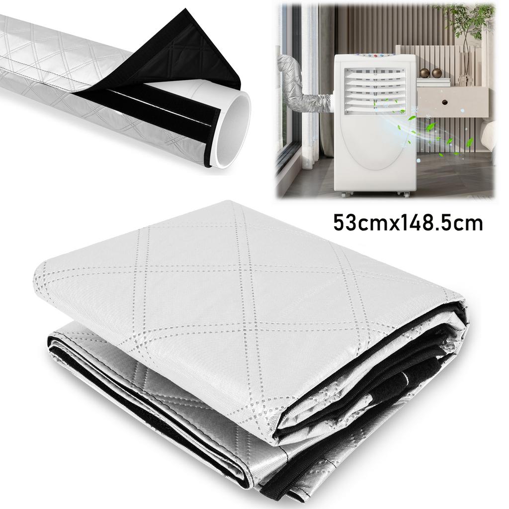 3 Layer Air Conditioner Hose Cover LightweightAC Insulated Hose Cover Wrap Portable Air Conditioner Hoses Sleeve for 5.9" Diame
