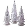 Colorful Acrylic Christmas Tree Night Lights (3-Pack, 22cm)
