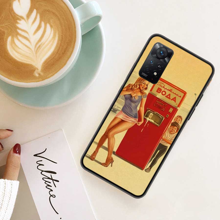WW2 Sexy Pin Up Girl Vintege Phone Case For Xiaomi Redmi Note 12 Plus 12S 11 11T Pro 5G 11E 11S 4G 10 10S 9 9S 9T 8 8T 7 6 5 Cov