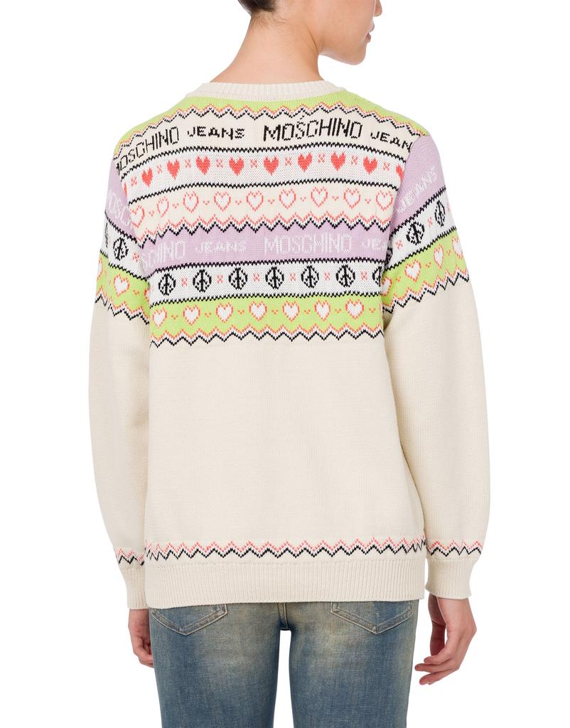 MOSCHINO Jeans Love & Peace Sweater