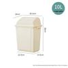YUEYU Swing Lid Household Trash Can