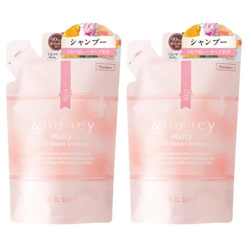 

&honey &honey And Honey Melty Moist Repair Shampoo Refill Set of 2 ``Медовый уход за волосами, который исправляет неровности и кудри Шампунь 350 мл