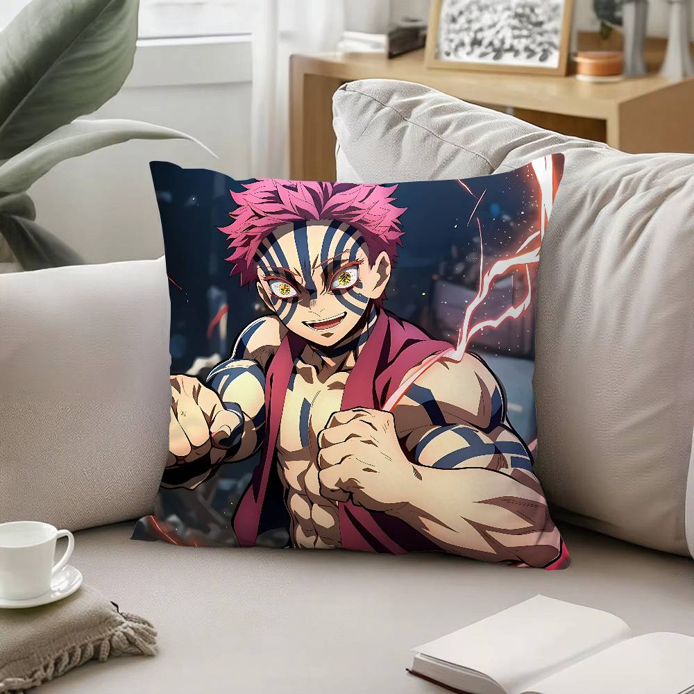 Anime A-akaza Pillow Case Cushion Cover Soft Cute Throw Pillow Case For Car Sofa Pillowcase Polyester With Zipper