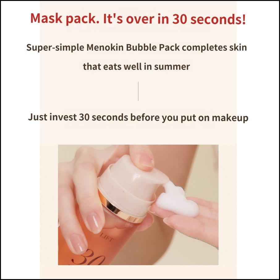 Menokin 30-Second Quick Bubble Mask Lift 95ml