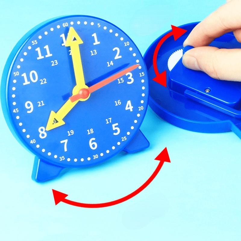 Children Clock Educational Toys Hour Minute Second Cognition Colorful Clocks Toys Kids Early Preschool Teaching Aids