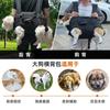 Dog outdoor backpack, double-shoulder and hand-held pet traction backpack, portable with crossbody strap, pet supplies