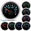 Auto Car 52MM Water Temperature Gauge with Warning Sensor 12MM,14MM,16MM  40-120℃ Water Temp Meter Indicator 7 Color Backlight