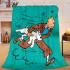 1PC Adventure In The City Flannel Blanket Gift, Suitable for Both Men And Women, Soft Ideal for Beds And Sofa, Birthday Or Christmas Gift
