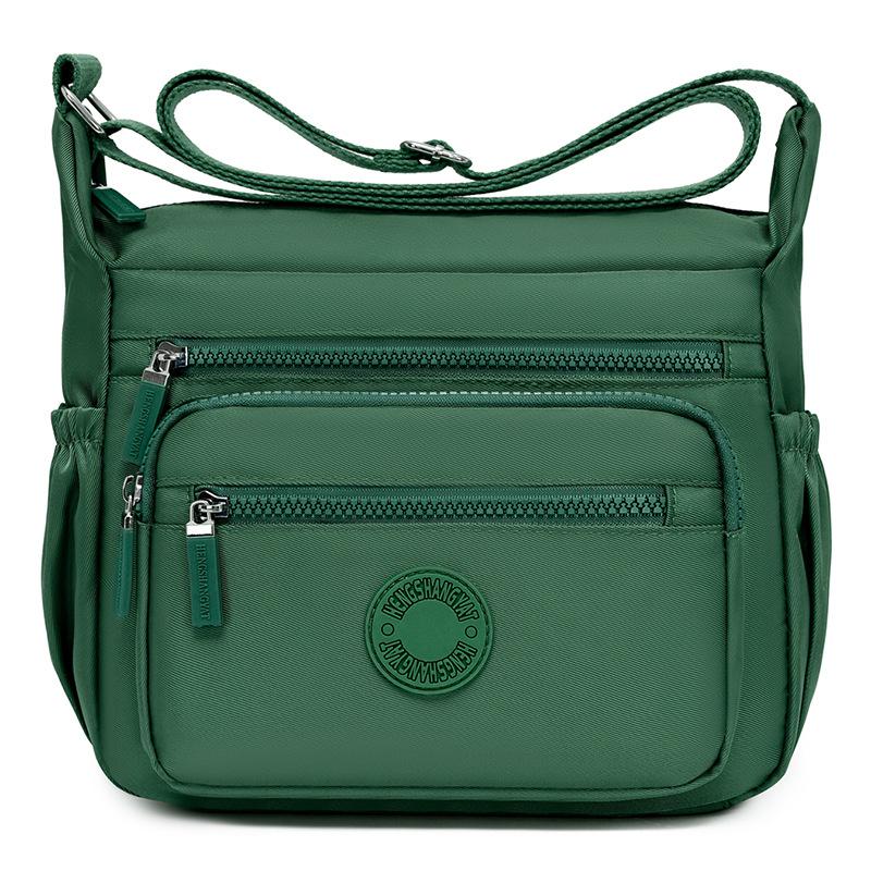 Nylon Women's Bag Multi-Layer Mother's Bag Large Capacity Shoulder Bag Lightweight Water-Repellent Crossbody Bag