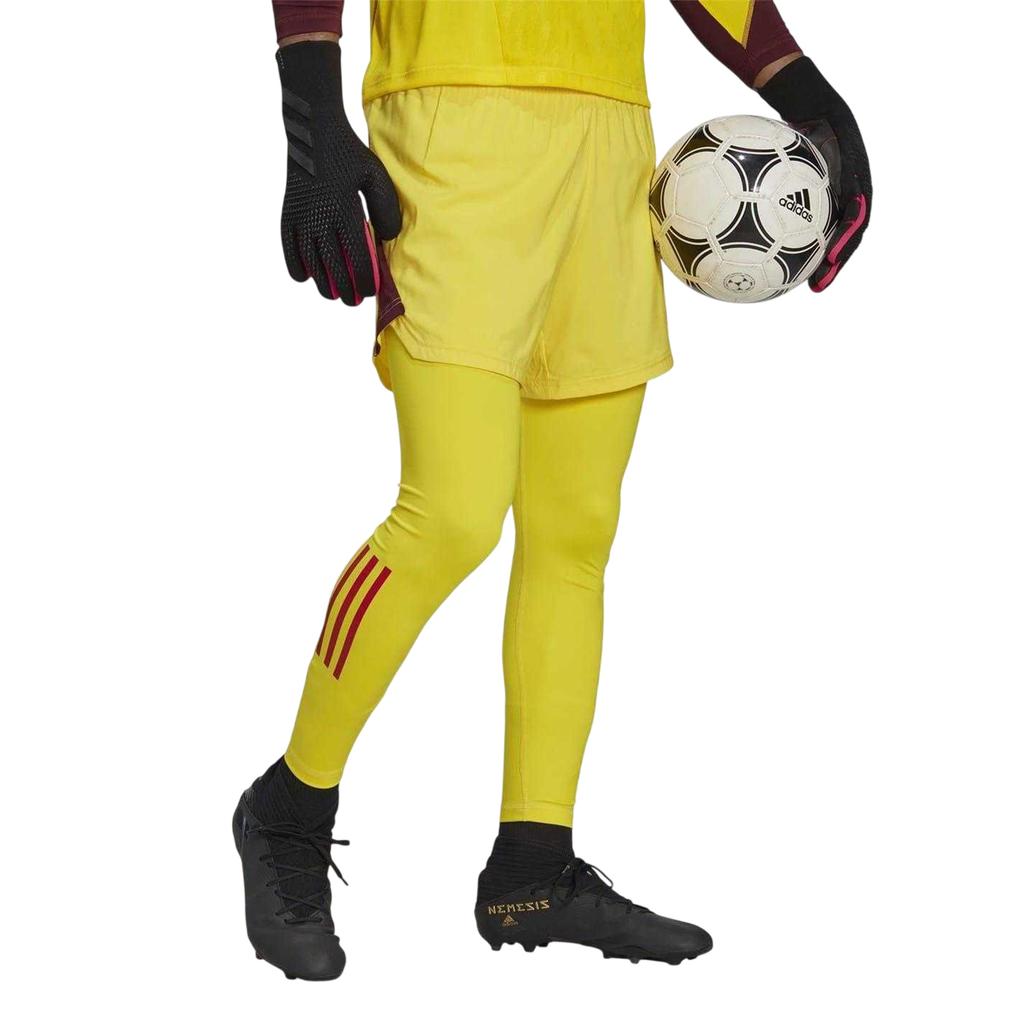 adidas Mens T23 3 Stripes Skinny Goalkeeping Base Layer Bottoms