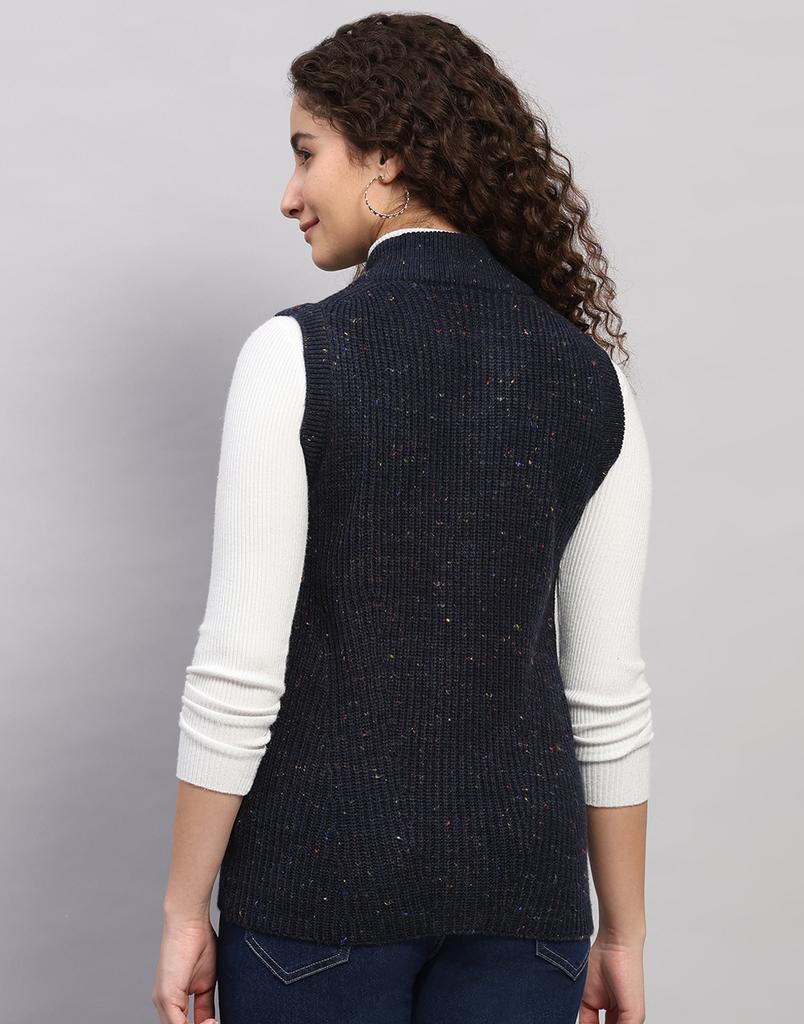 Monte Carlo Women's T Neck Sleeveless Cardigan