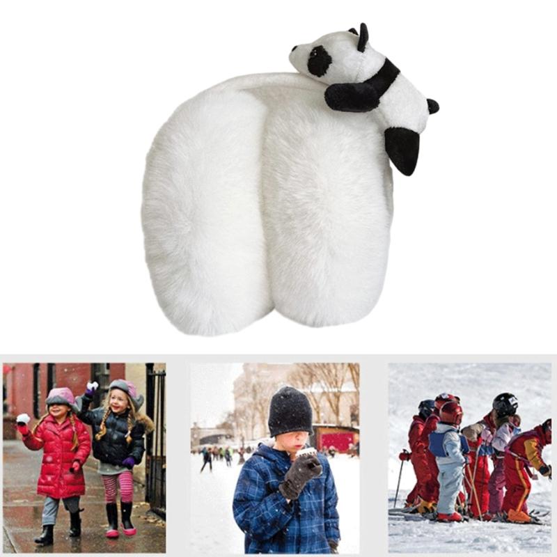 Panda Plush EarMuffs for Women and Children of All Ages Outdoor Earmuffs