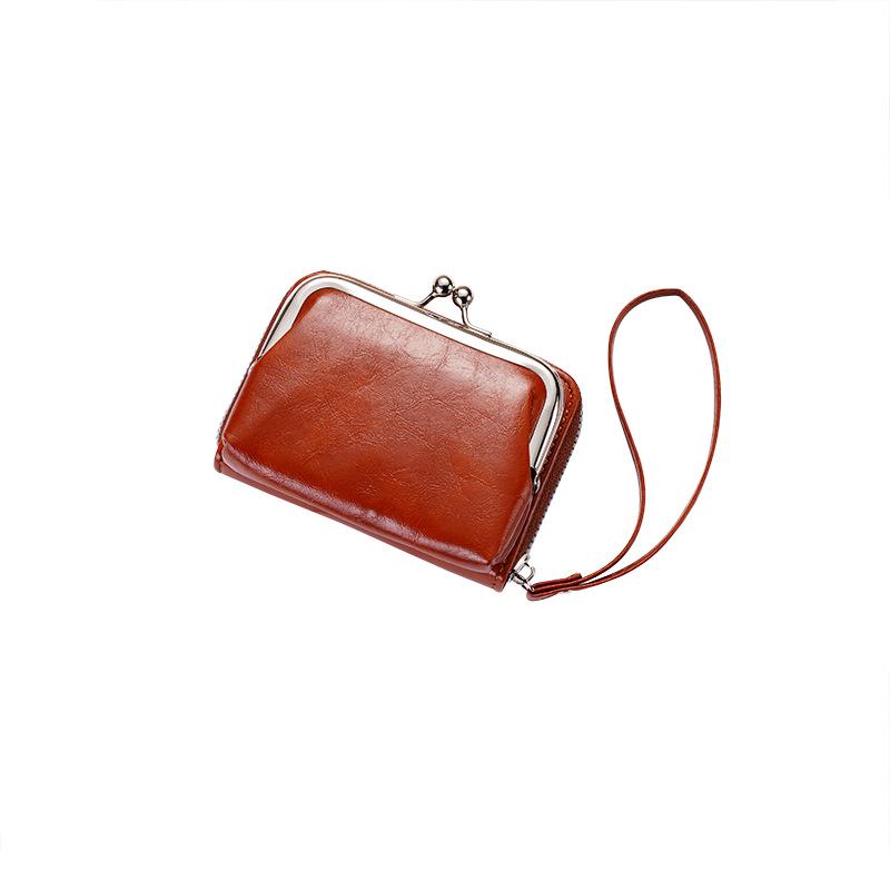 Women's Multi-Card Wallet Clutch with Snap & Zipper