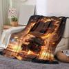 1pc Groot Printing Blanket - Soft, All-Season Throw for Office Blanket, Personalized Gift with Adorable Cartoon Design