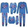 Conjuntos de pijamas combinando para a família, roupas de lazer, blusas de manga comprida combinando para a família + conjunto de calças
