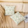 Pc Botanical Pink Flower Print Pillow Case Soft Polyester DoubleSided Cushion Cover for Home Living Room  Car Interior