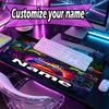 Custom Name Personalized Game on Pattern Mousepad, Laptop PC Desk Mat, Decorative Desk Mat for Home Keyboard Pad Gift