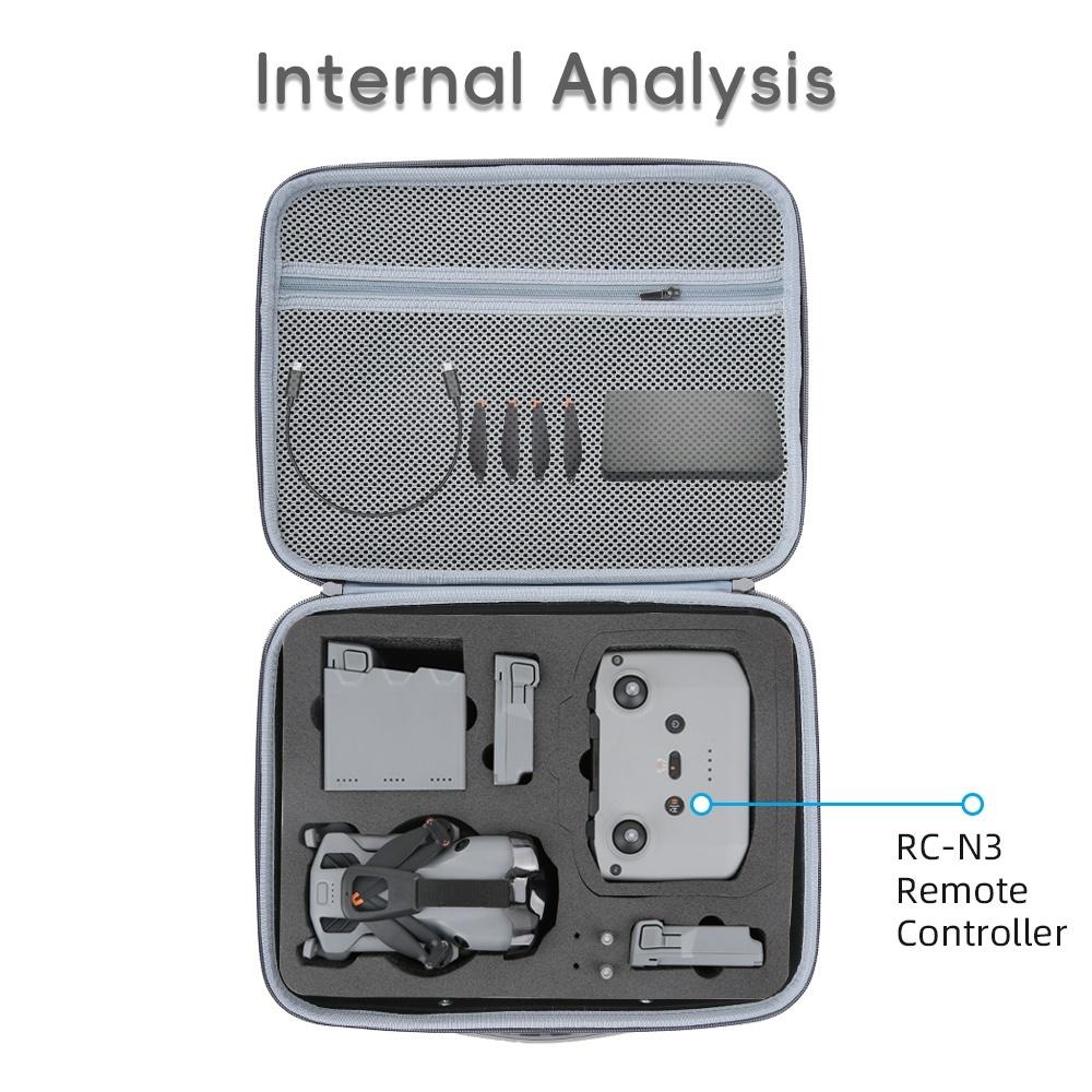 A Large Capacity Storage Bag Suitable For DJI MINI 5 PRO Set Storage Bag PU Travel Bag Compatible With RC2 RC N3 Remote Control