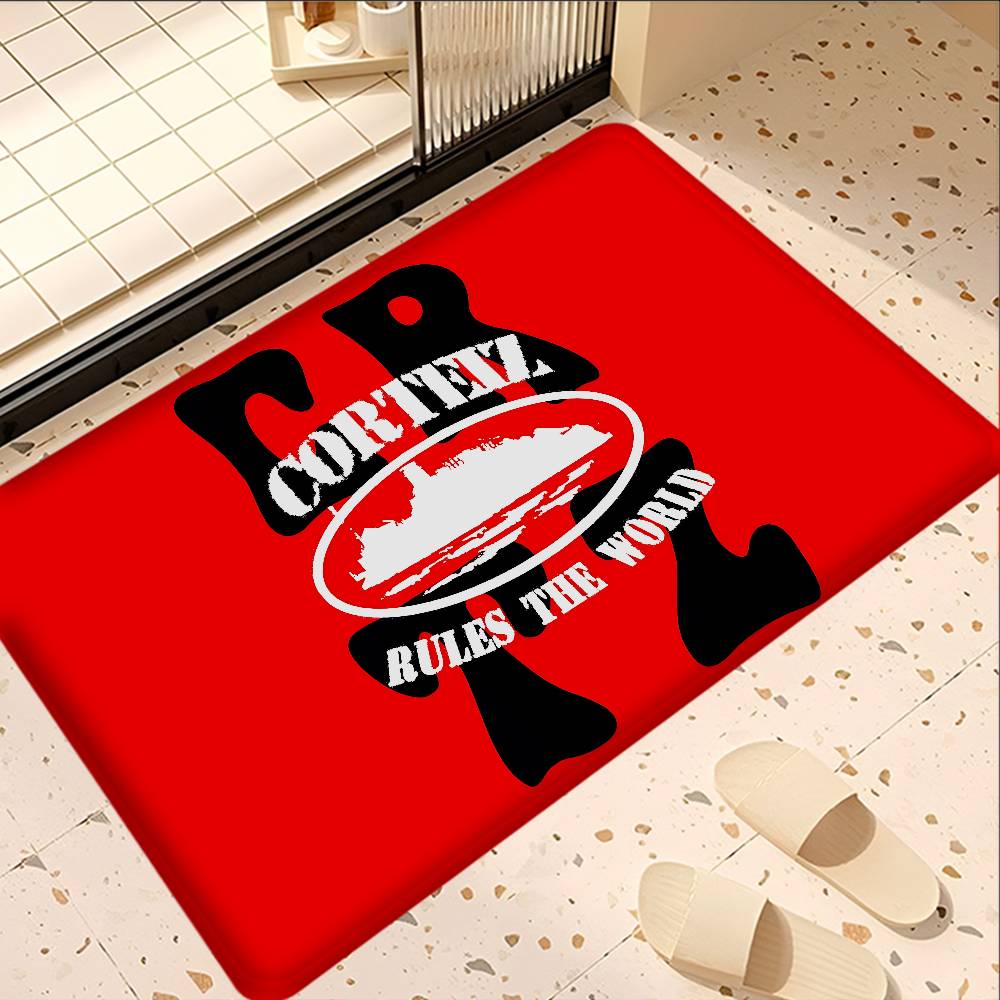 

Devil s Island English C-Corteiz Floor Mat Rectangle Anti-slip Home Soft Badmat Front Door Indoor Outdoor Mat Welcome Doormat 40x60cm