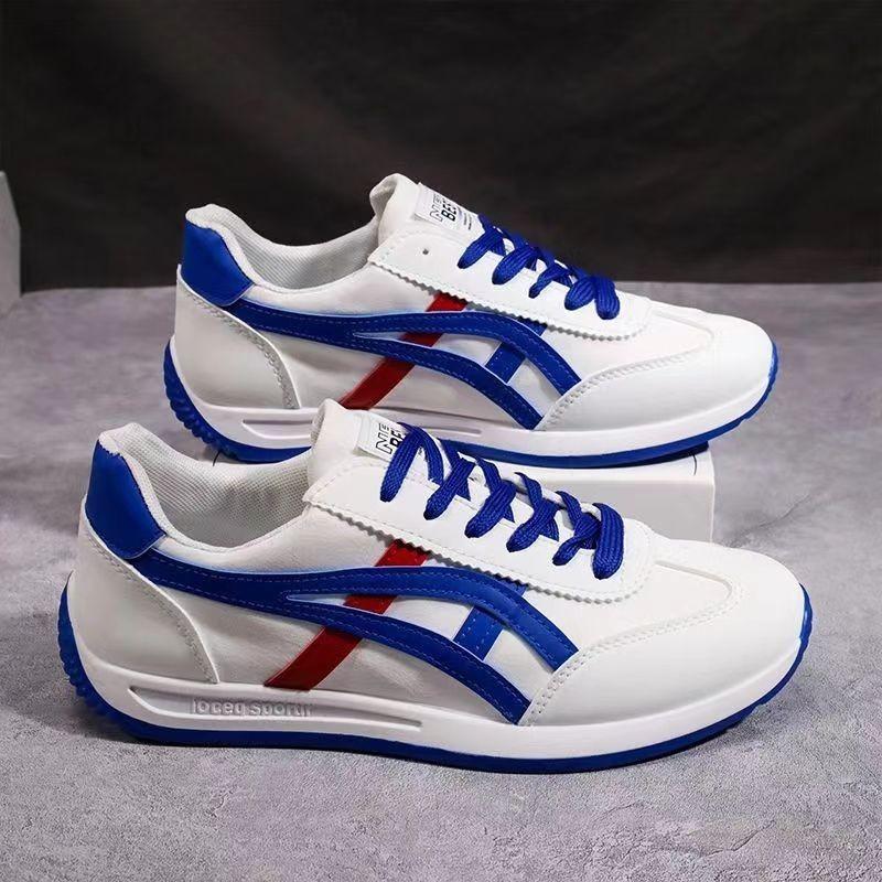 Spring New Men's Shoes Canvas White Shoes Low-top Breathable Lightweight Thin Sole One-pedal Casual Shoes Outdoor Sports Shoes